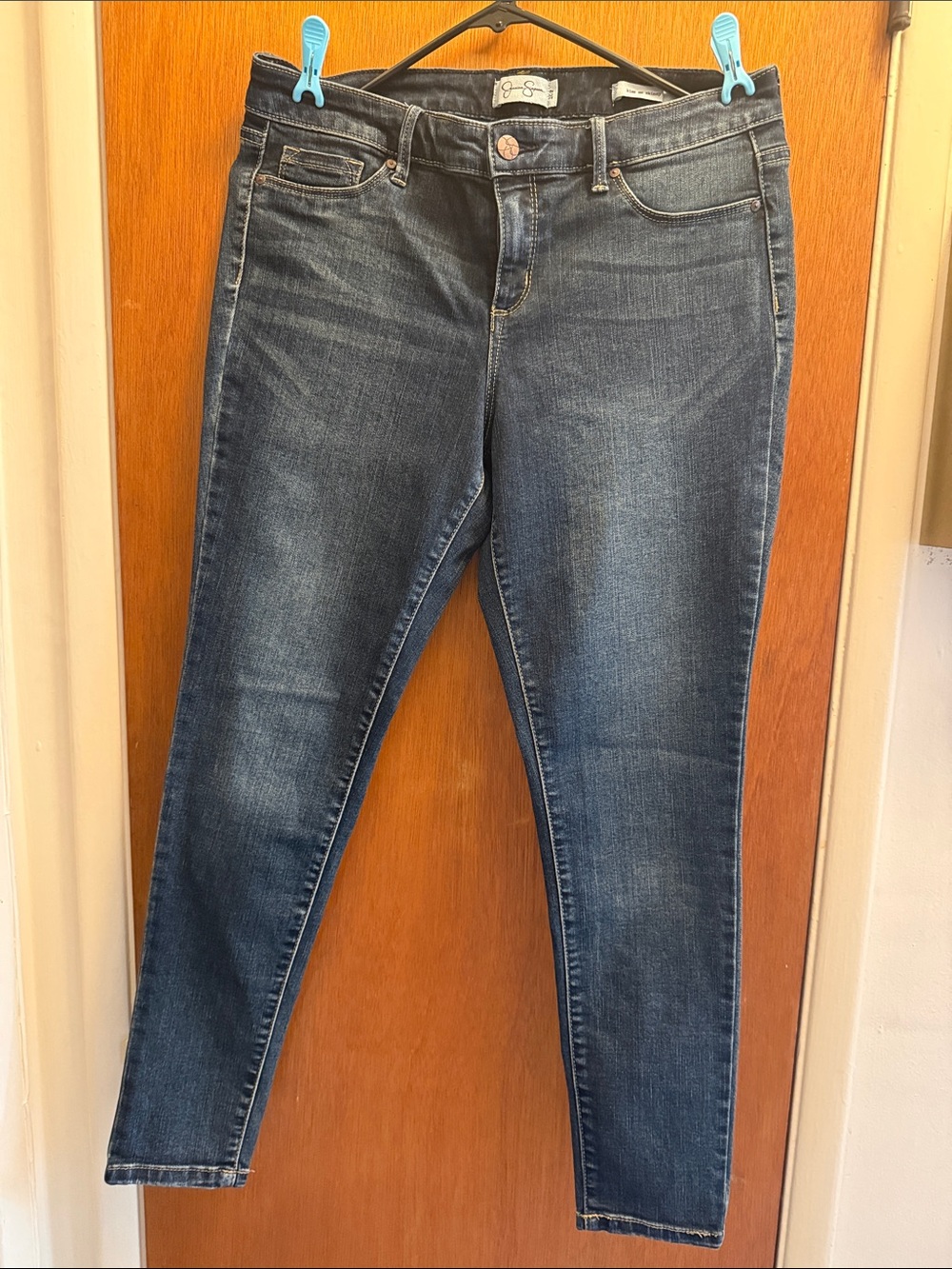 Jessica Simpson Dark Blue Stretch Skinny Jeans